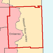 Zoom of Edgar county