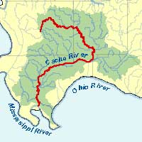 Detailed River Map