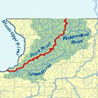 Detailed River Map