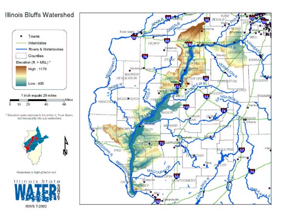 Illinois Water Way Maps 84